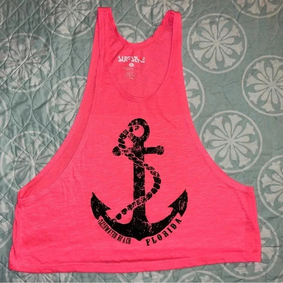 surf style Tops - Surf Style Clearwater Beach Florida Tank Top Size Small